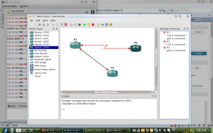 Interconnected routers in GNS3