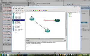 Interconnected routers in GNS3